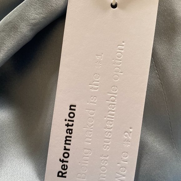 TAGS STILL ON Reformation Solay Silk Dress - Picture 7 of 7